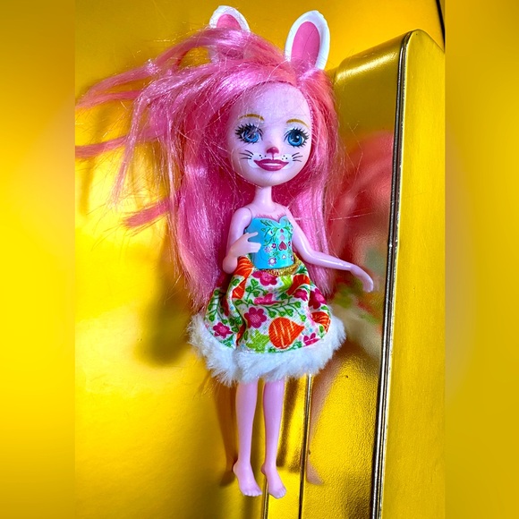 ENCHANTIMALS 2015 COLLECTIBLE BREE BUNNY DOLL MATTEL 7” - Picture 5 of 8
